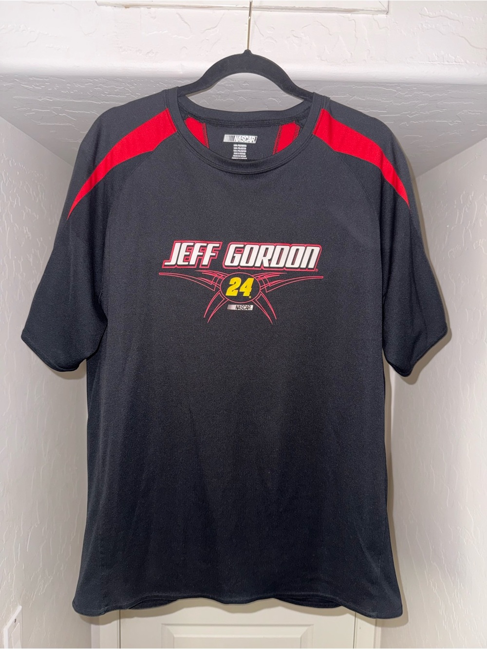 NASCAR Jeff Gordon #24 Black & Red Racing Tee